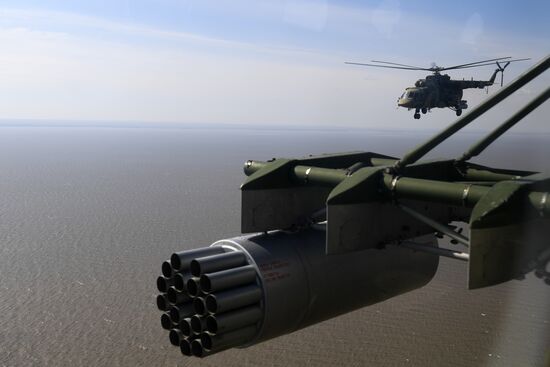 Репетиция воздушного парада Победы в Новосибирске