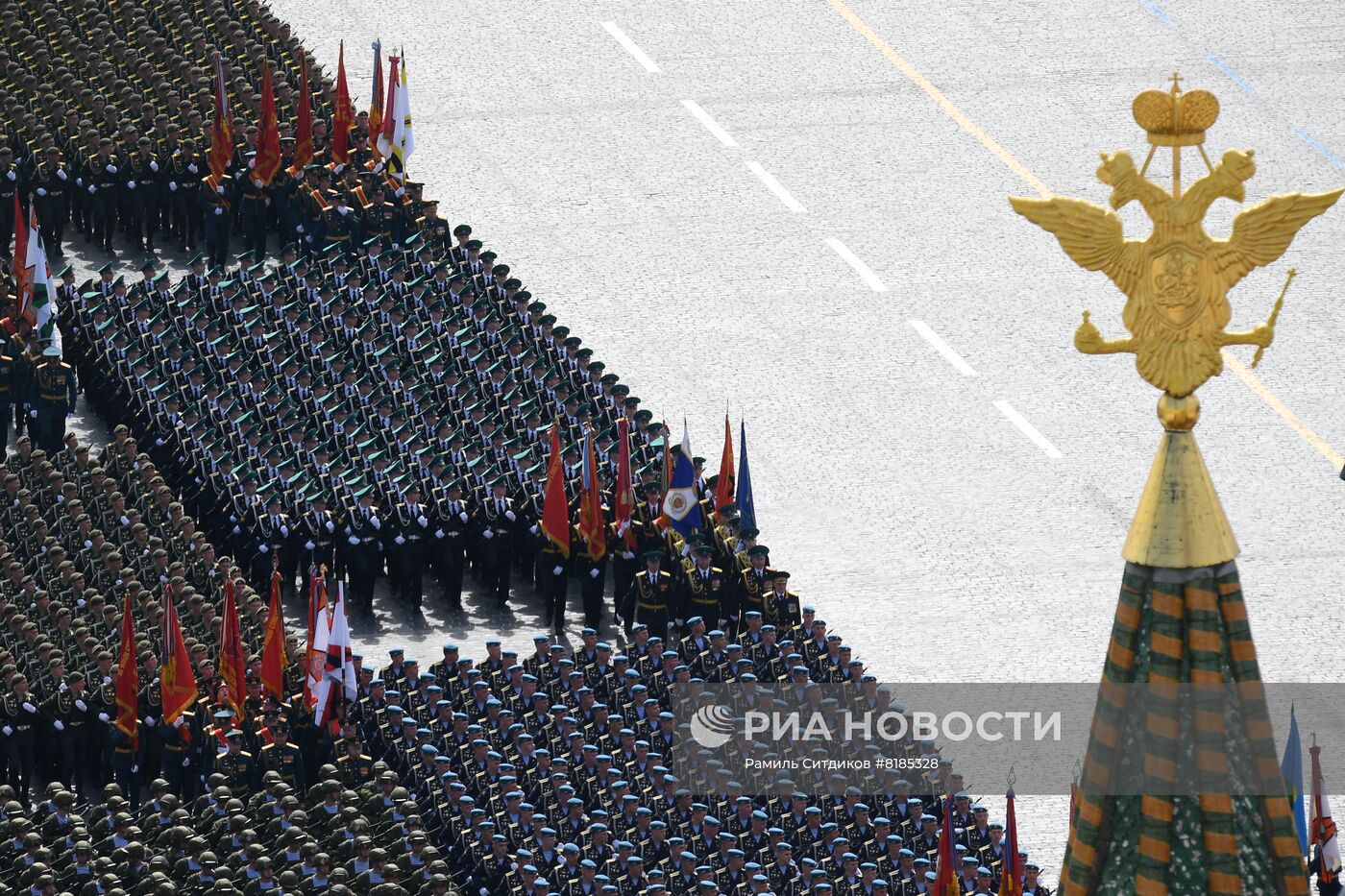 Генеральная репетиция военного парада, посвящённого 77-й годовщине Победы в Великой Отечественной войне