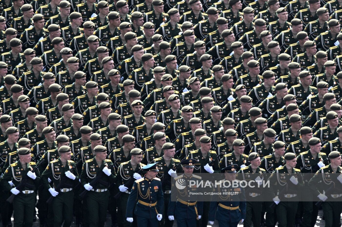 Генеральная репетиция военного парада, посвящённого 77-й годовщине Победы в Великой Отечественной войне