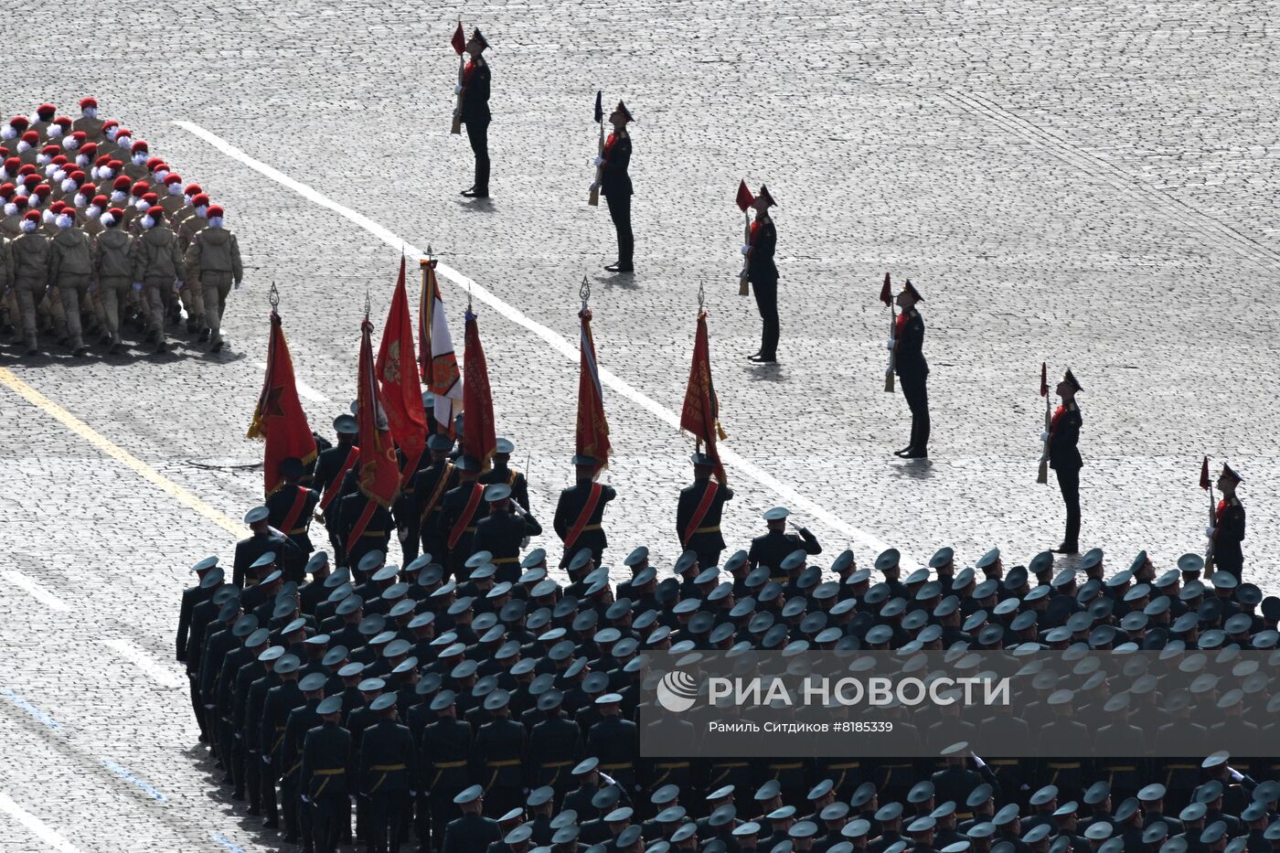 Генеральная репетиция военного парада, посвящённого 77-й годовщине Победы в Великой Отечественной войне