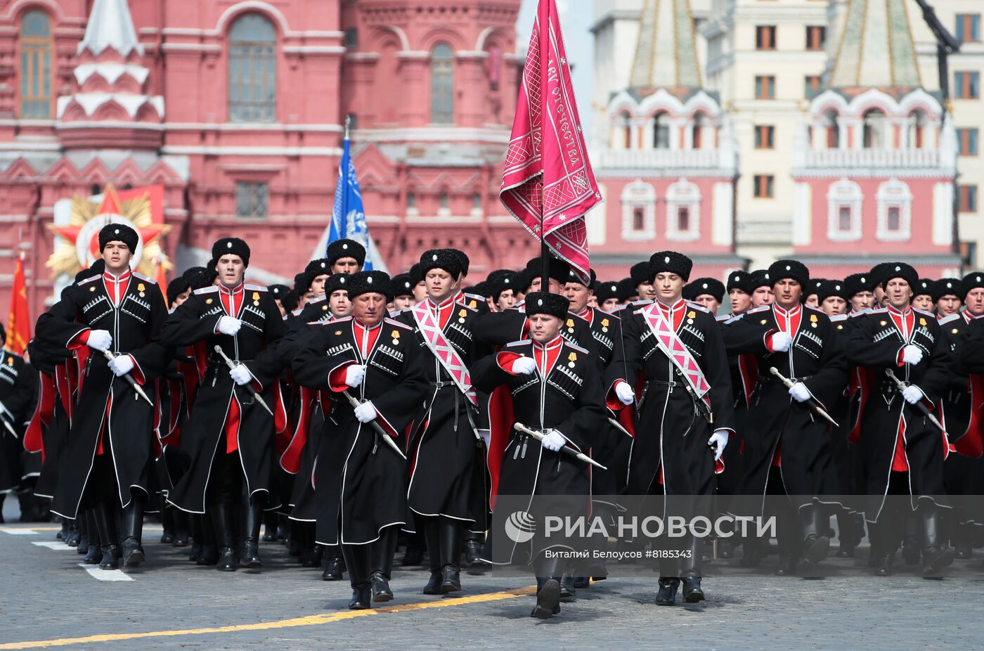 Генеральная репетиция военного парада, посвящённого 77-й годовщине Победы в Великой Отечественной войне