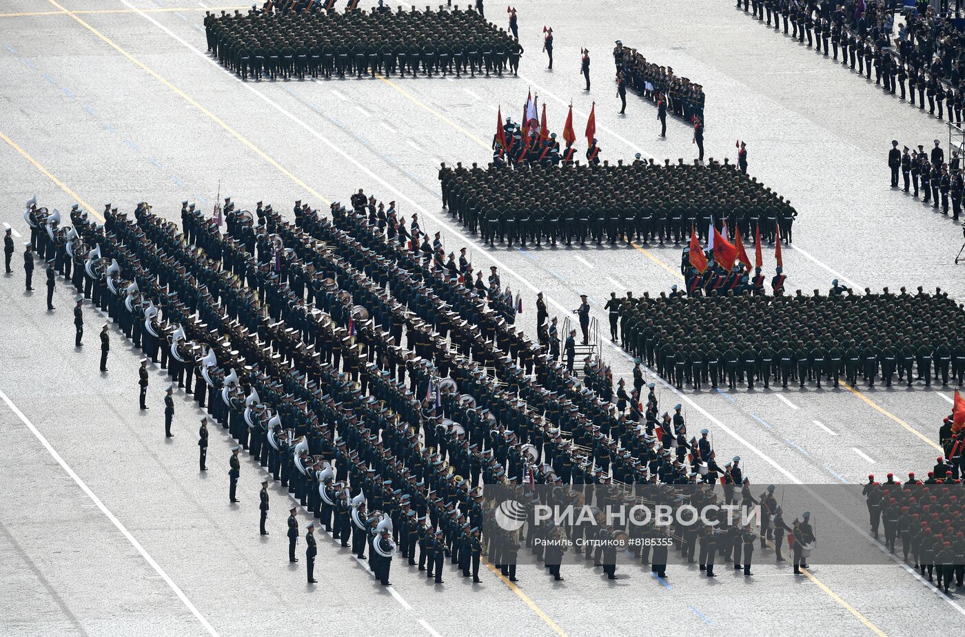 Генеральная репетиция военного парада, посвящённого 77-й годовщине Победы в Великой Отечественной войне