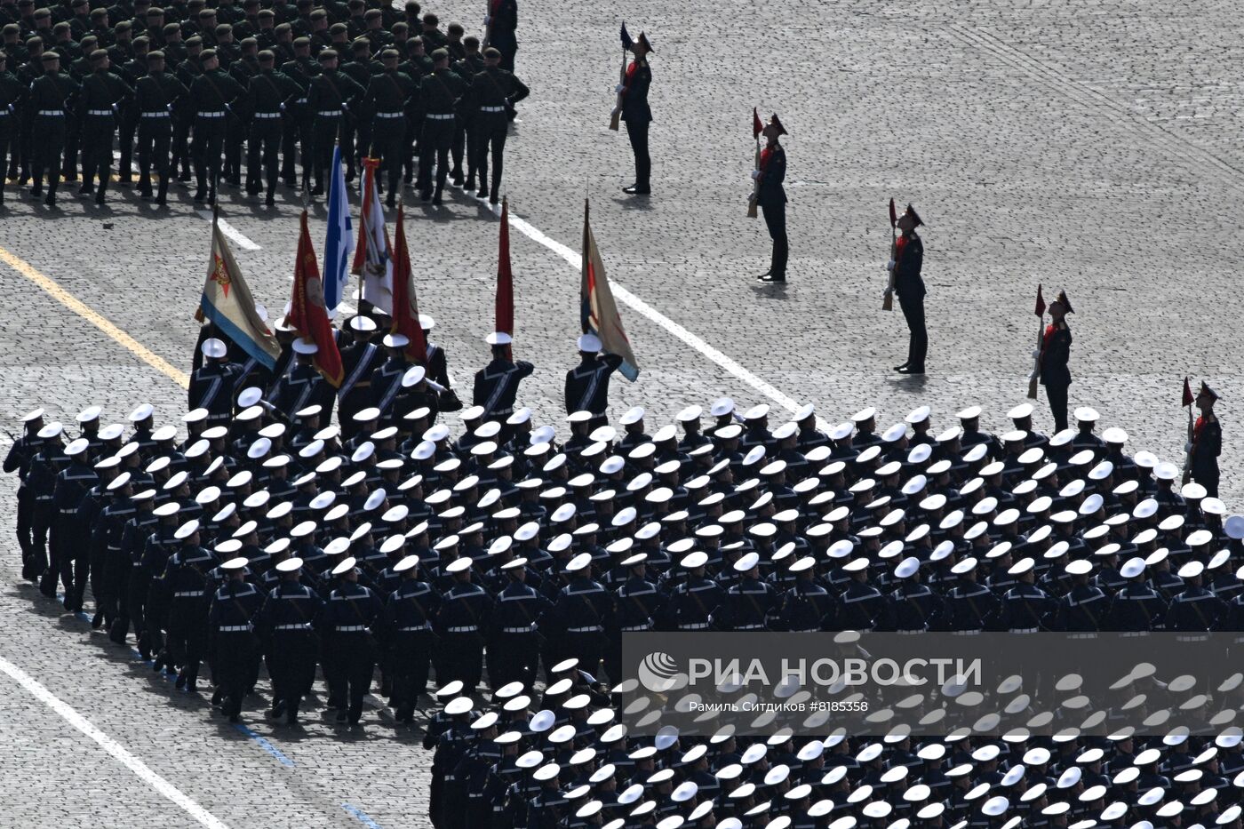 Генеральная репетиция военного парада, посвящённого 77-й годовщине Победы в Великой Отечественной войне