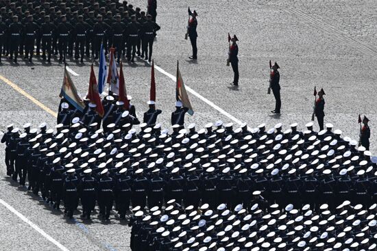 Генеральная репетиция военного парада, посвящённого 77-й годовщине Победы в Великой Отечественной войне