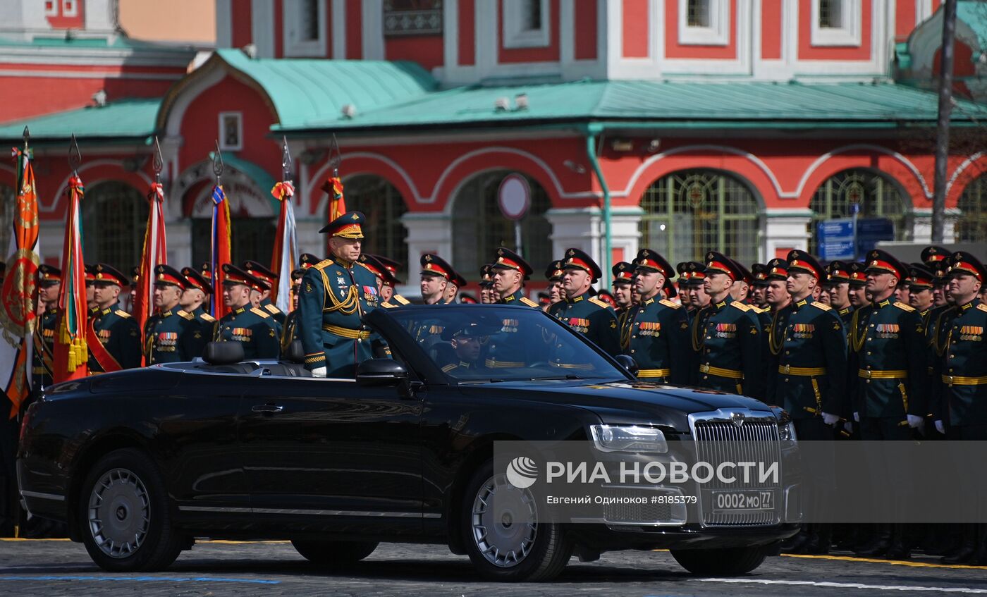 Генеральная репетиция военного парада, посвящённого 77-й годовщине Победы в Великой Отечественной войне