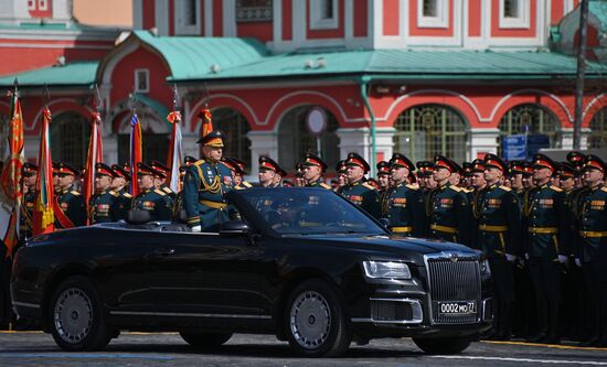 Генеральная репетиция военного парада, посвящённого 77-й годовщине Победы в Великой Отечественной войне