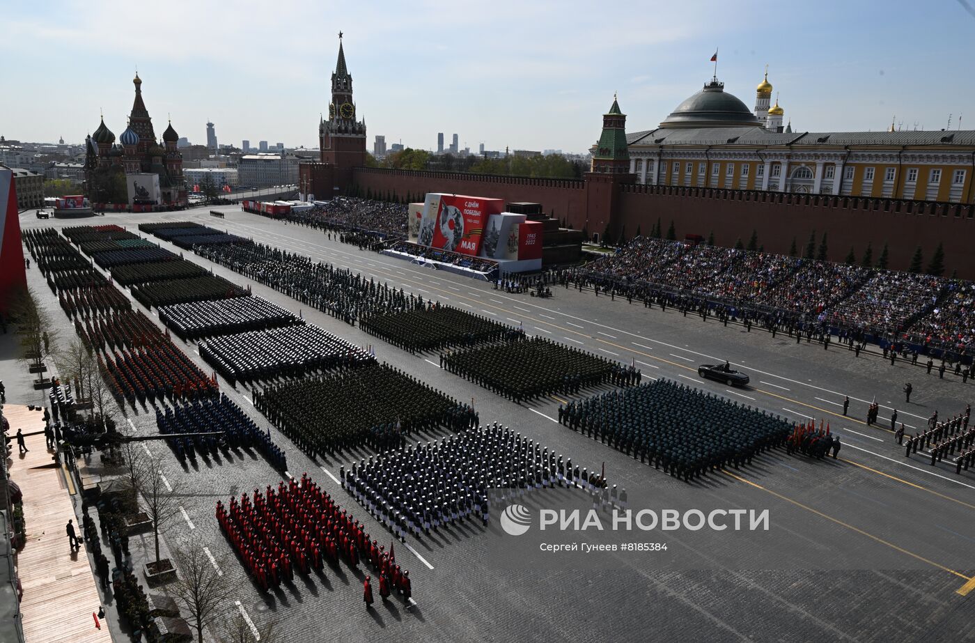 Генеральная репетиция военного парада, посвящённого 77-й годовщине Победы в Великой Отечественной войне