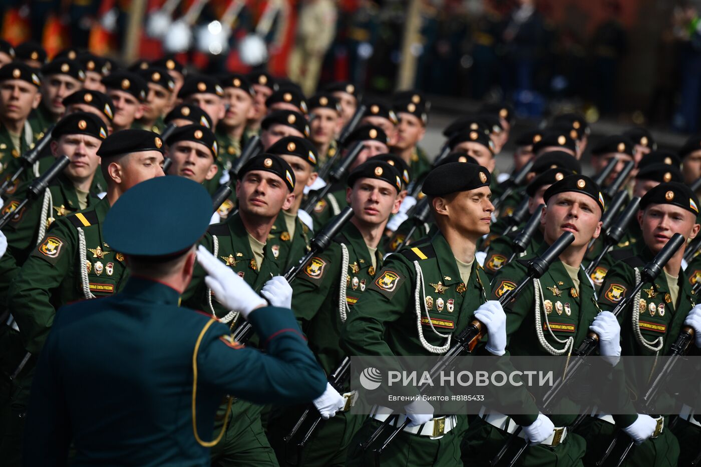 Генеральная репетиция военного парада, посвящённого 77-й годовщине Победы в Великой Отечественной войне