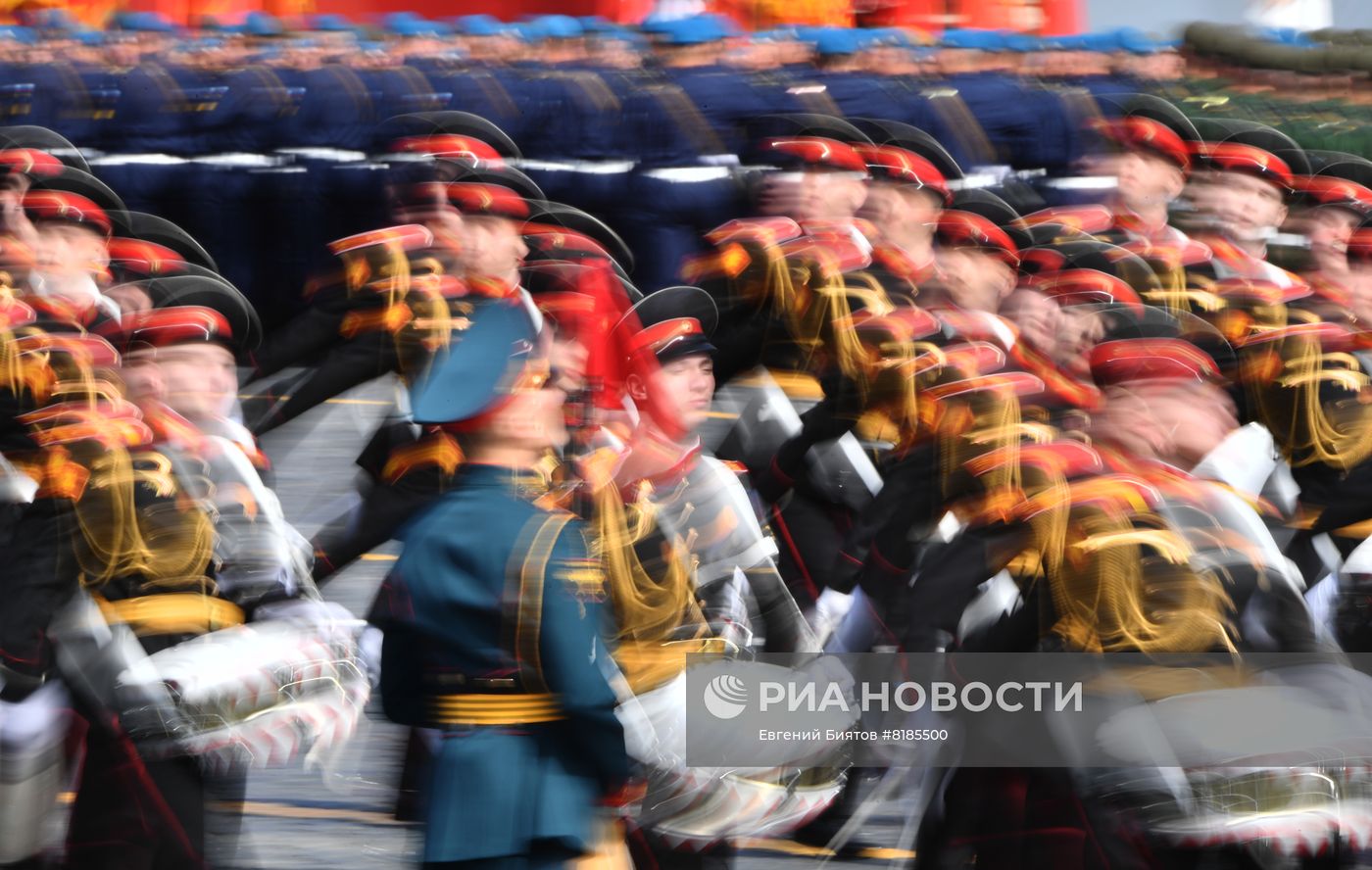 Генеральная репетиция военного парада, посвящённого 77-й годовщине Победы в Великой Отечественной войне