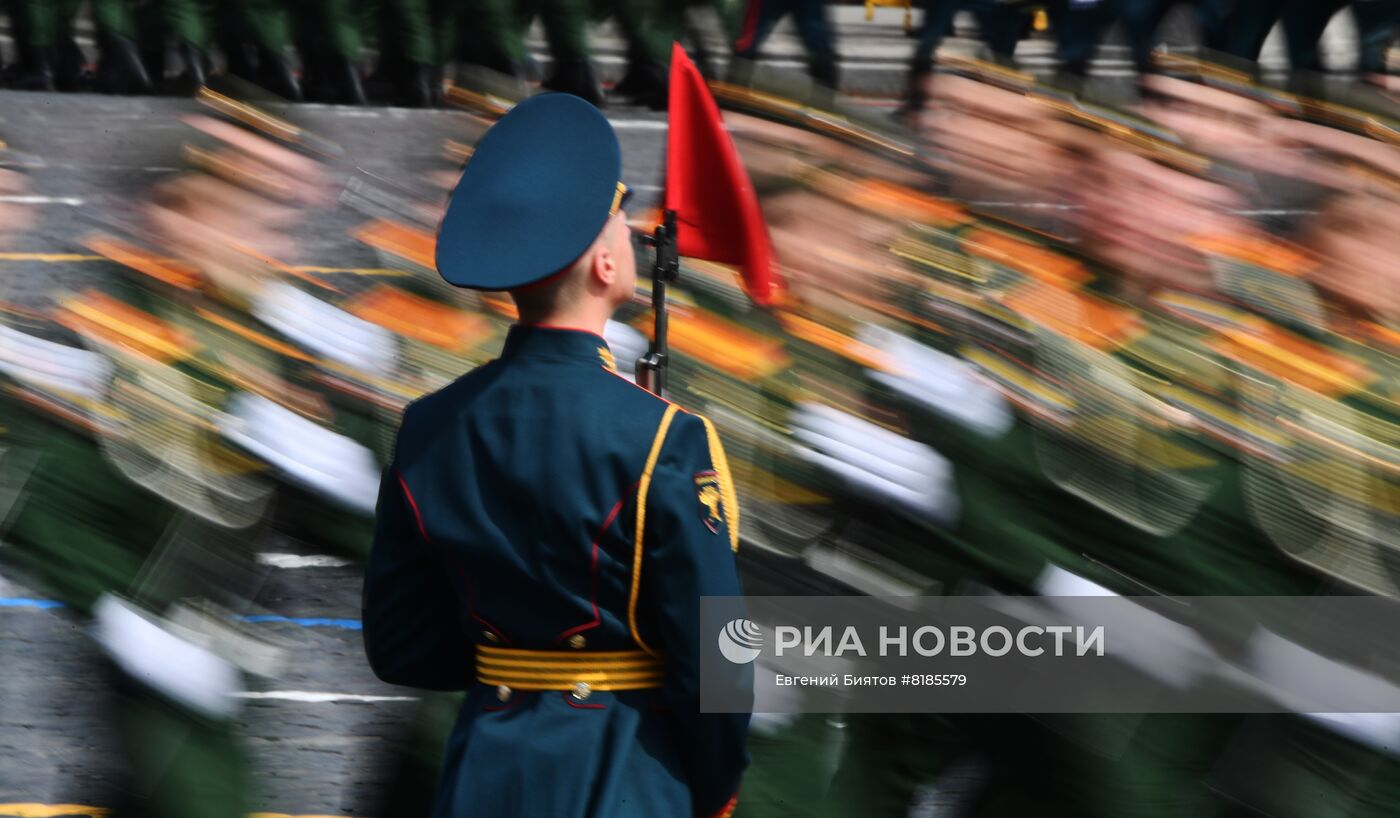 Генеральная репетиция военного парада, посвящённого 77-й годовщине Победы в Великой Отечественной войне