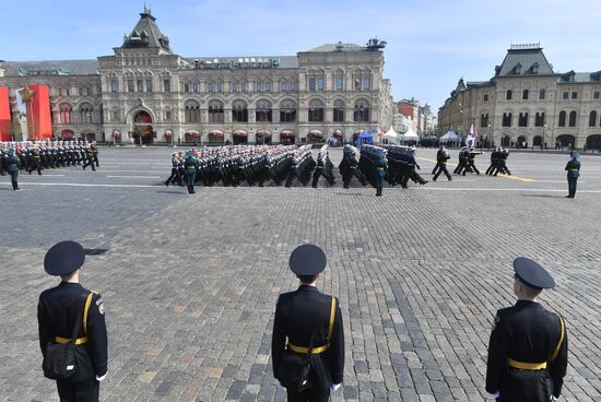 Генеральная репетиция военного парада, посвящённого 77-й годовщине Победы в Великой Отечественной войне