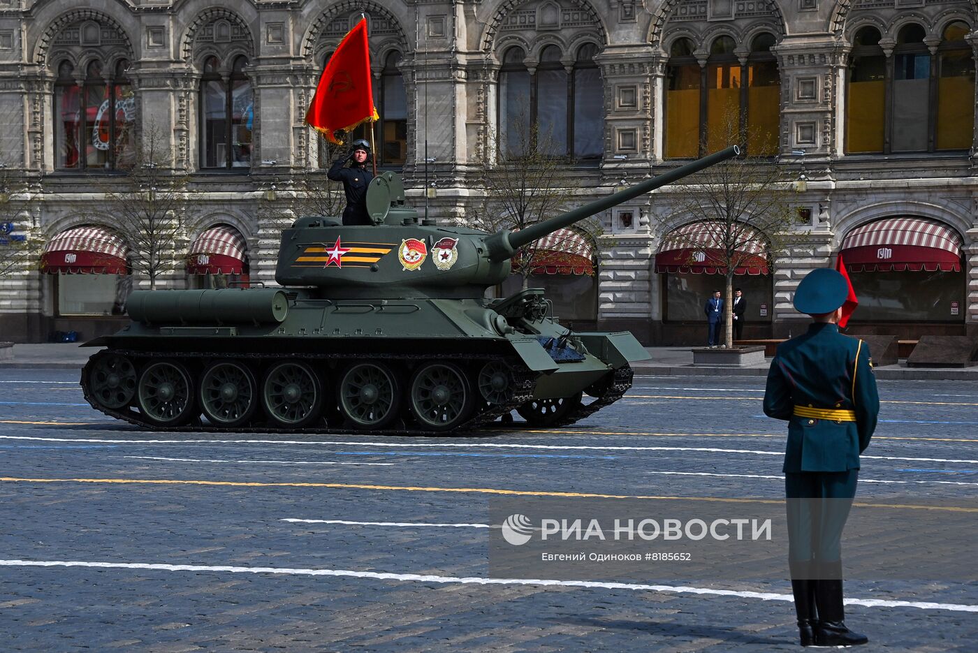 Генеральная репетиция военного парада, посвящённого 77-й годовщине Победы в Великой Отечественной войне