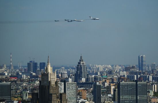 Генеральная репетиция военного парада, посвящённого 77-й годовщине Победы в Великой Отечественной войне