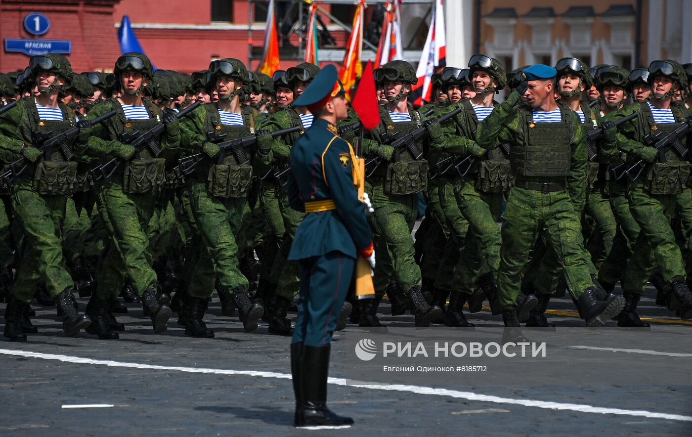 Генеральная репетиция военного парада, посвящённого 77-й годовщине Победы в Великой Отечественной войне