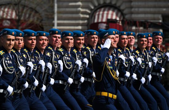 Генеральная репетиция военного парада, посвящённого 77-й годовщине Победы в Великой Отечественной войне