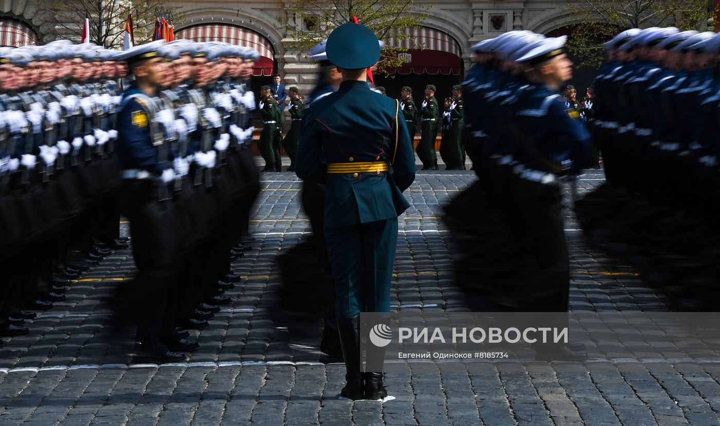 Генеральная репетиция военного парада, посвящённого 77-й годовщине Победы в Великой Отечественной войне