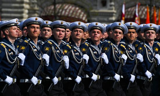 Генеральная репетиция военного парада, посвящённого 77-й годовщине Победы в Великой Отечественной войне