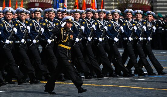 Генеральная репетиция военного парада, посвящённого 77-й годовщине Победы в Великой Отечественной войне