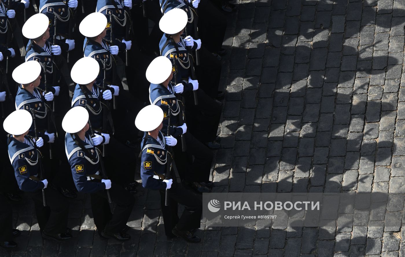 Генеральная репетиция военного парада, посвящённого 77-й годовщине Победы в Великой Отечественной войне