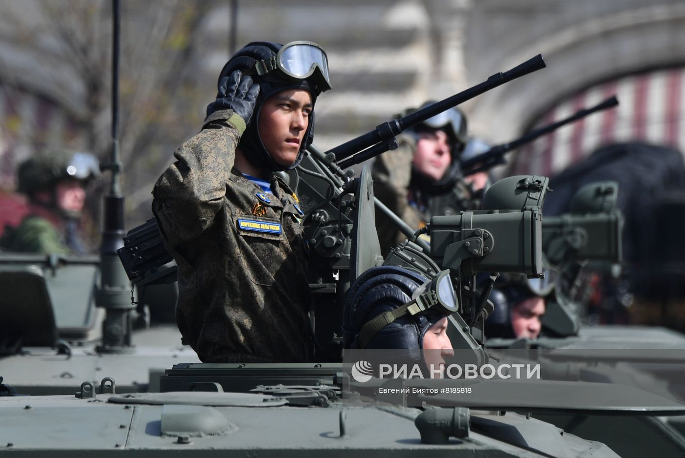 Генеральная репетиция военного парада, посвящённого 77-й годовщине Победы в Великой Отечественной войне