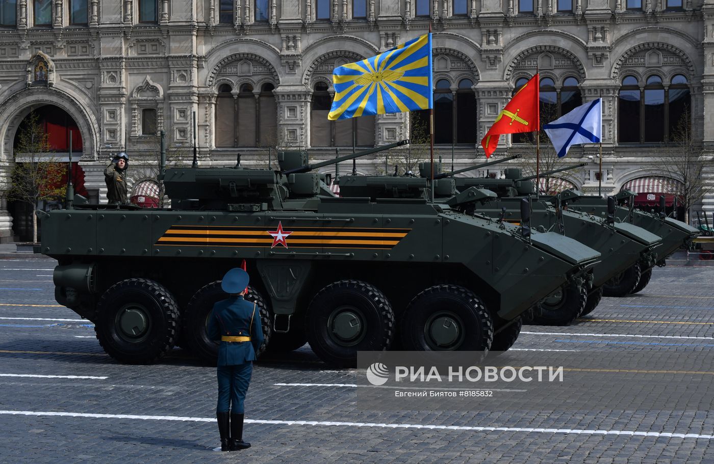 Генеральная репетиция военного парада, посвящённого 77-й годовщине Победы в Великой Отечественной войне