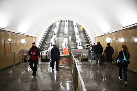 Станцию метро "Рижская" открыли после реконструкции