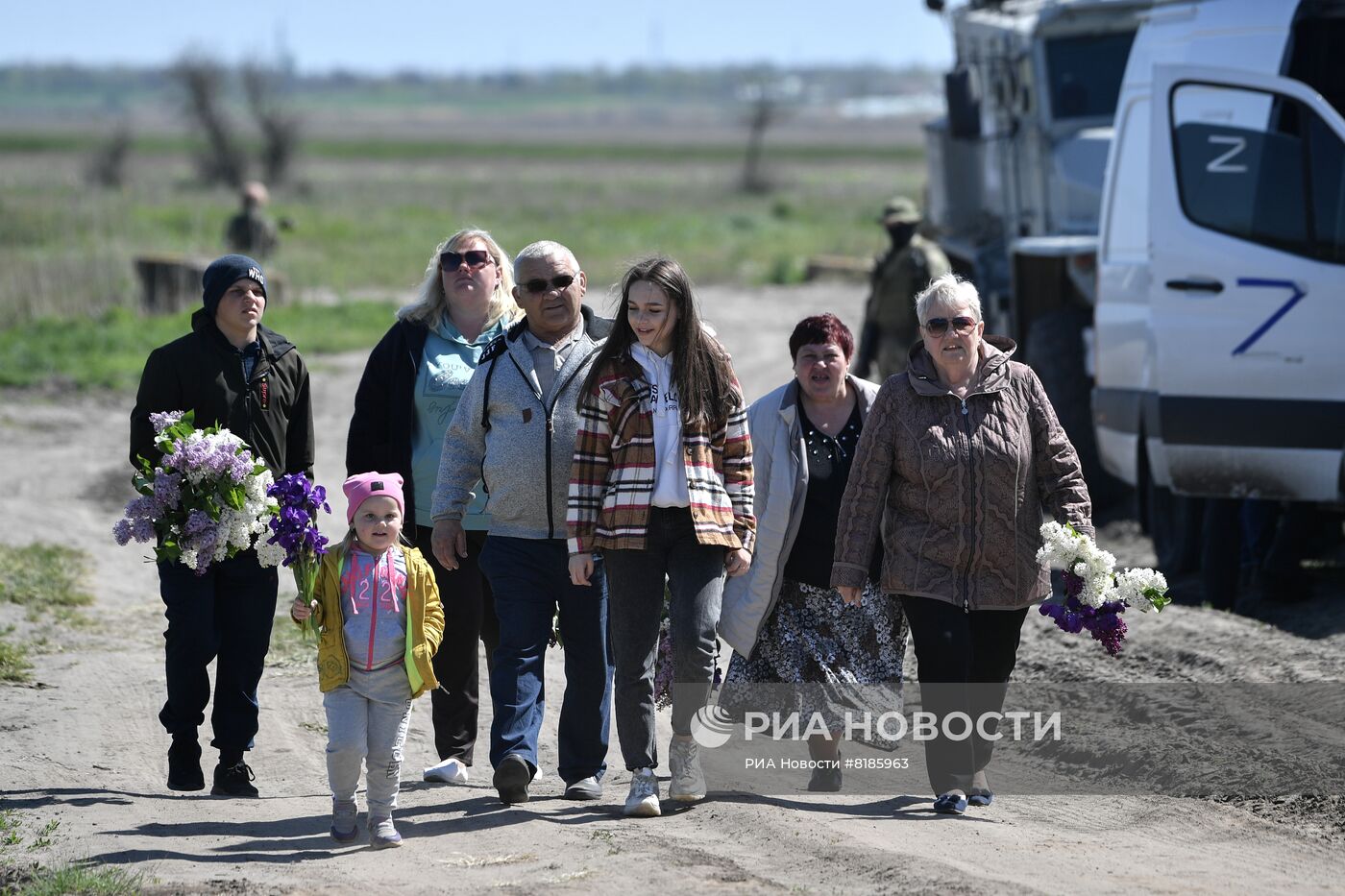 Перезахоронение останков советских солдат на Мемориале Славы в Мелитопольском районе