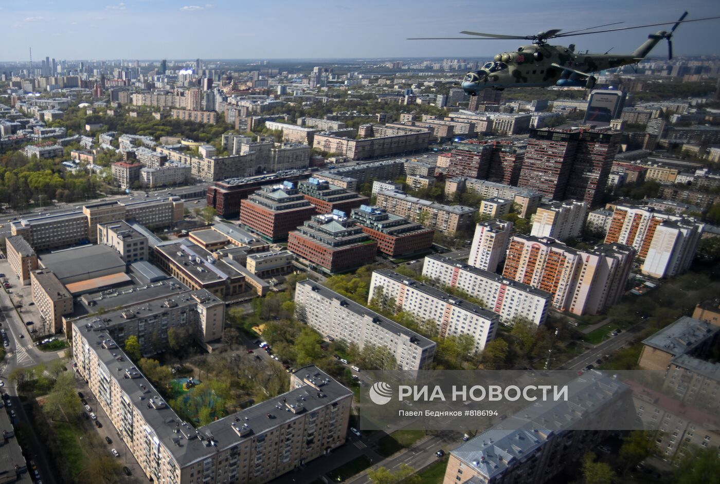 Генеральная репетиция военного парада, посвящённого 77-й годовщине Победы в Великой Отечественной войне