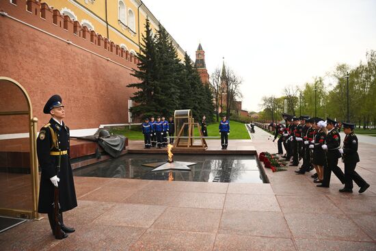 Профилактика Вечного огня ко Дню Победы
