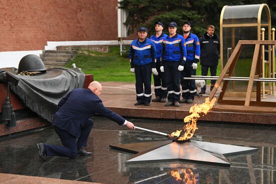 Профилактика Вечного огня ко Дню Победы