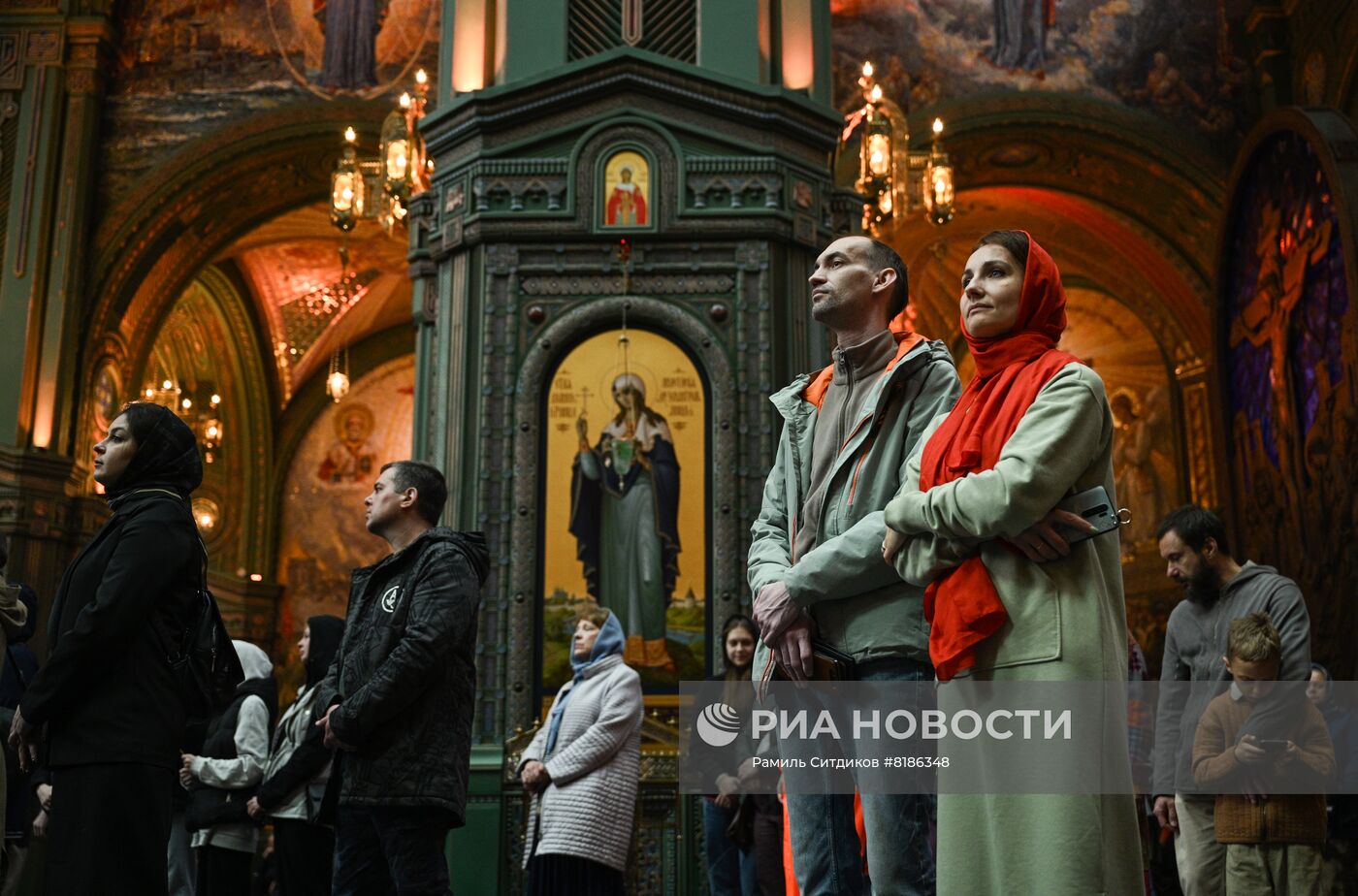 Патриаршее служение в Главном храме Вооруженных Сил