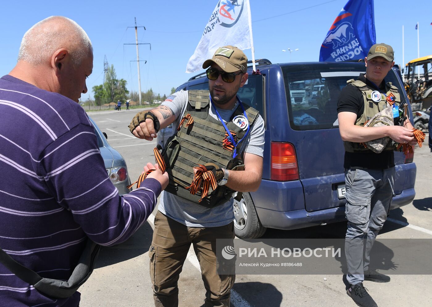 Подготовка к празднованию 9 мая в ДНР