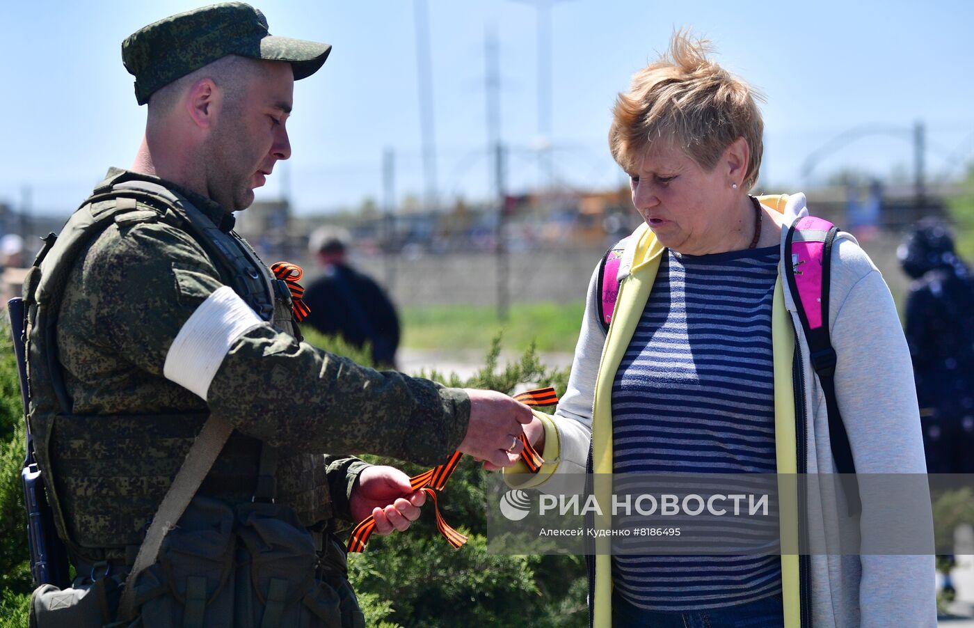 Подготовка к празднованию 9 мая в ДНР