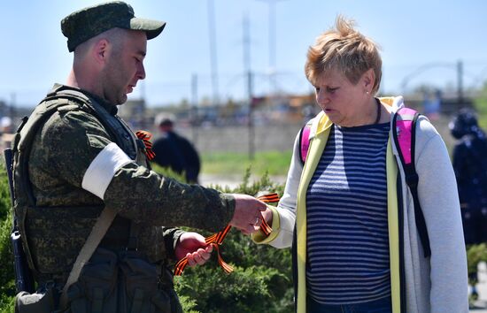 Подготовка к празднованию 9 мая в ДНР