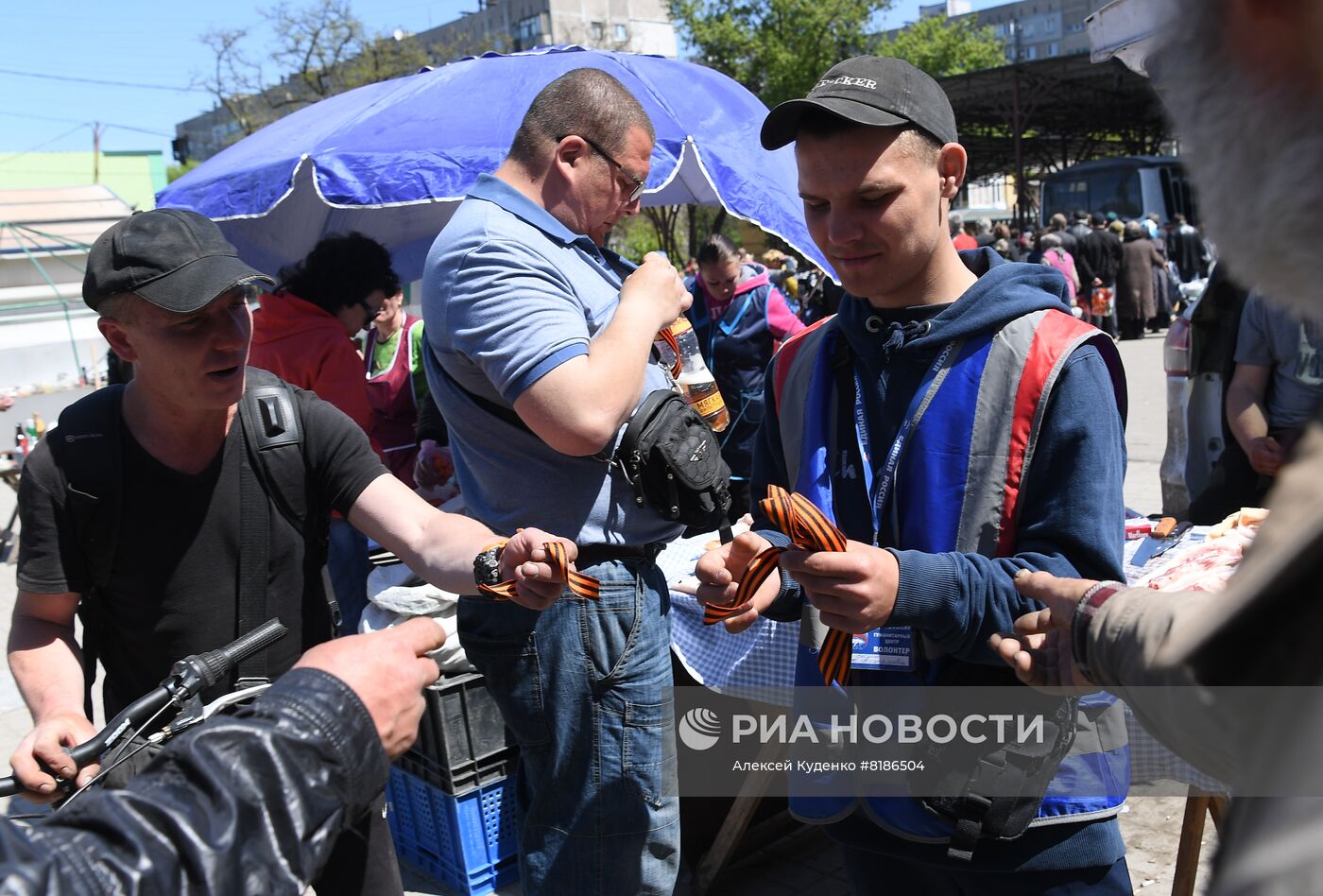 Подготовка к празднованию 9 мая в ДНР