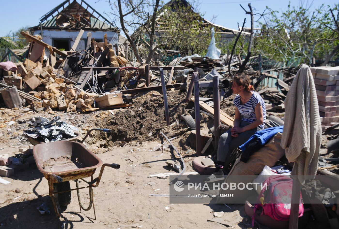 В Херсонской области по городу Голая Пристань украинские войска ударили из ракетного комплекса "Точка-У"