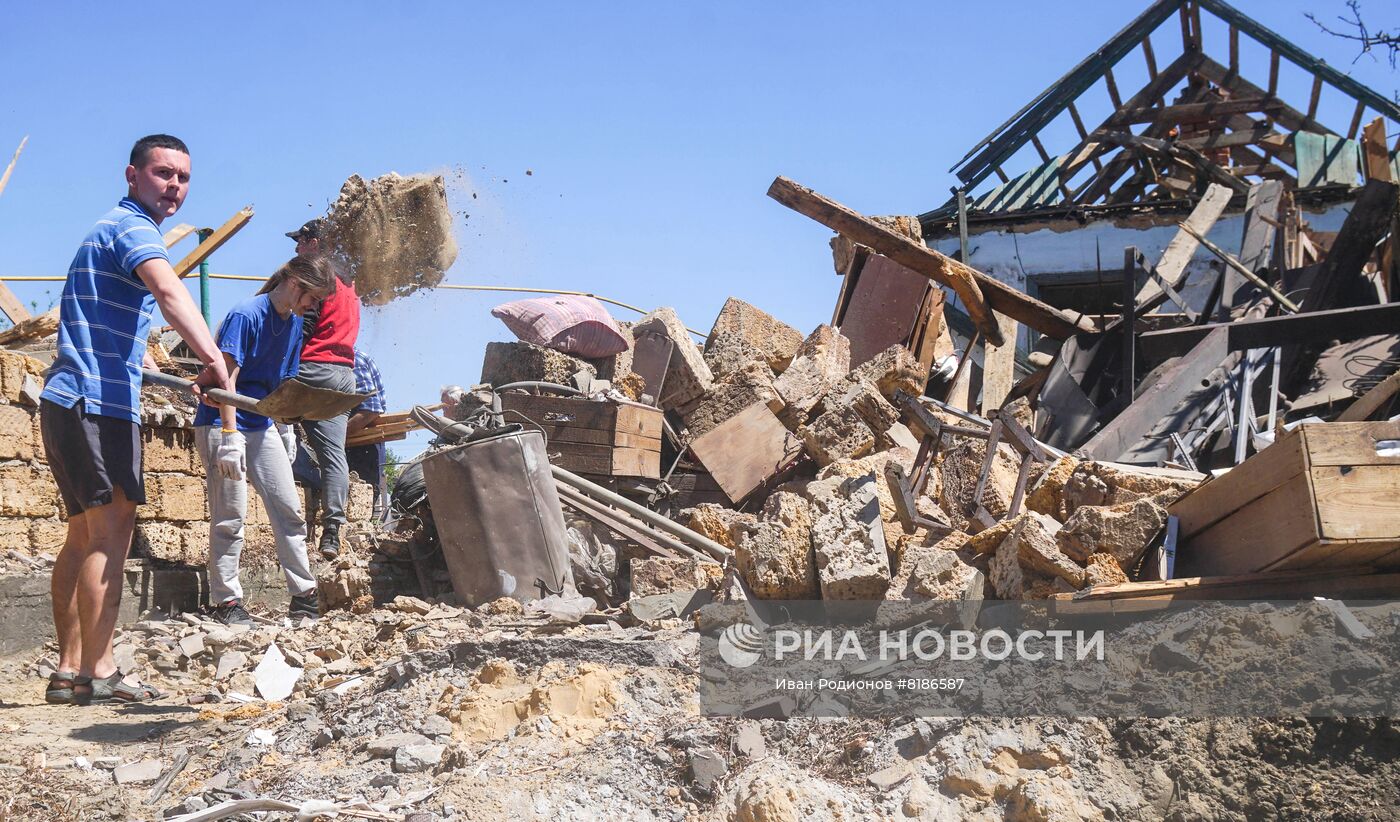 В Херсонской области по городу Голая Пристань украинские войска ударили из ракетного комплекса "Точка-У"