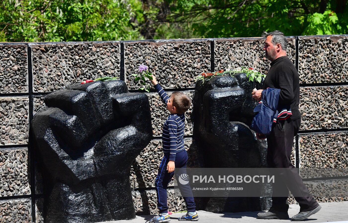 Подготовка к празднованию 9 мая в ДНР