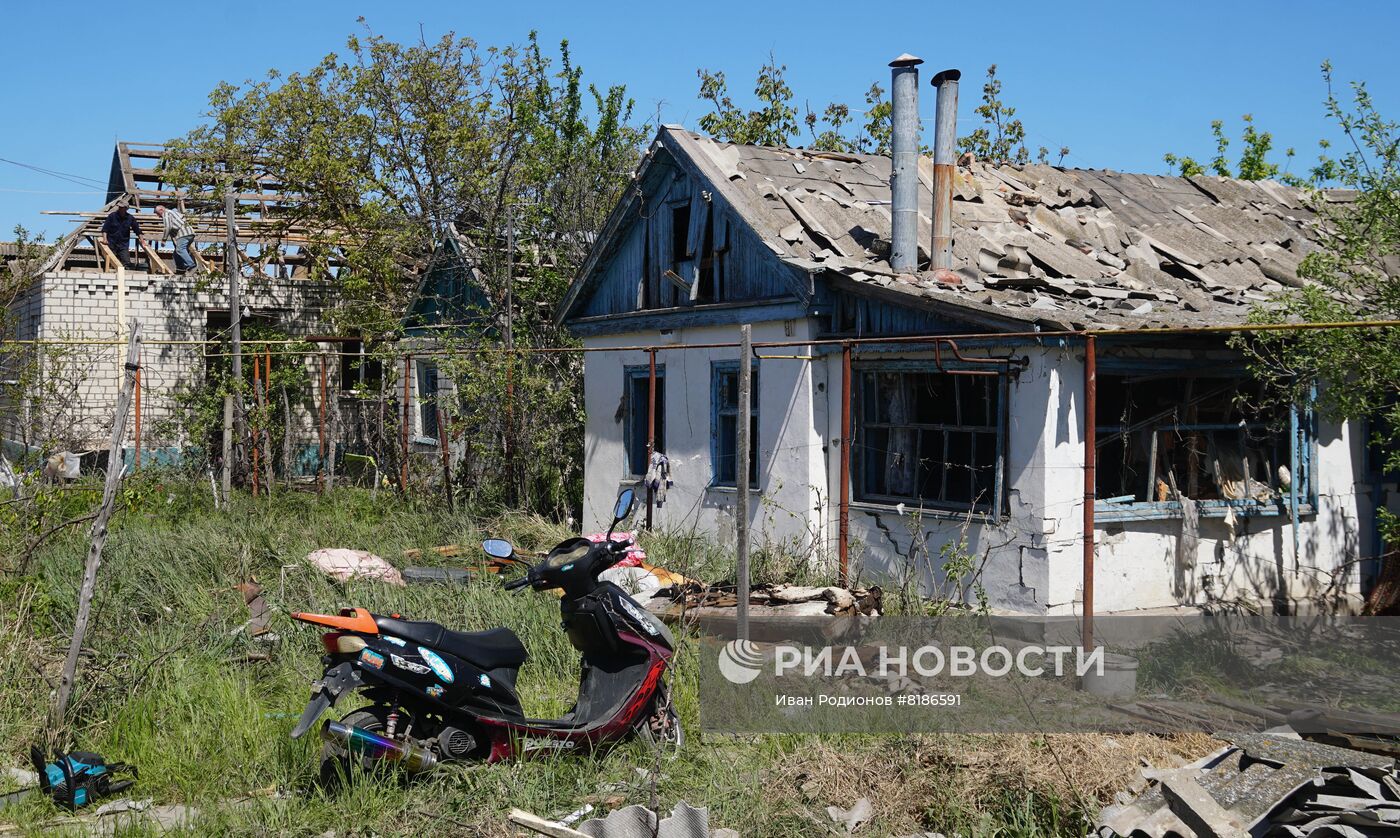 В Херсонской области по городу Голая Пристань украинские войска ударили из ракетного комплекса "Точка-У"