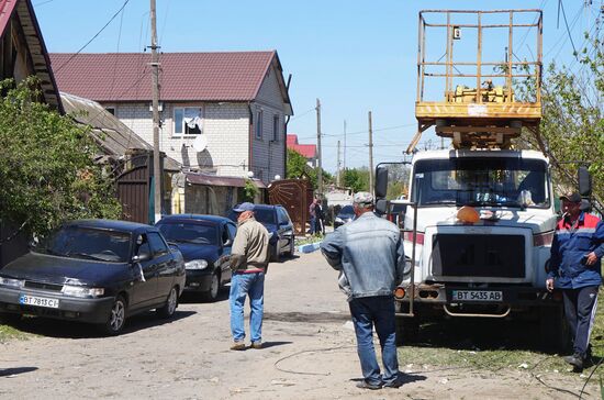 В Херсонской области по городу Голая Пристань украинские войска ударили из ракетного комплекса "Точка-У"