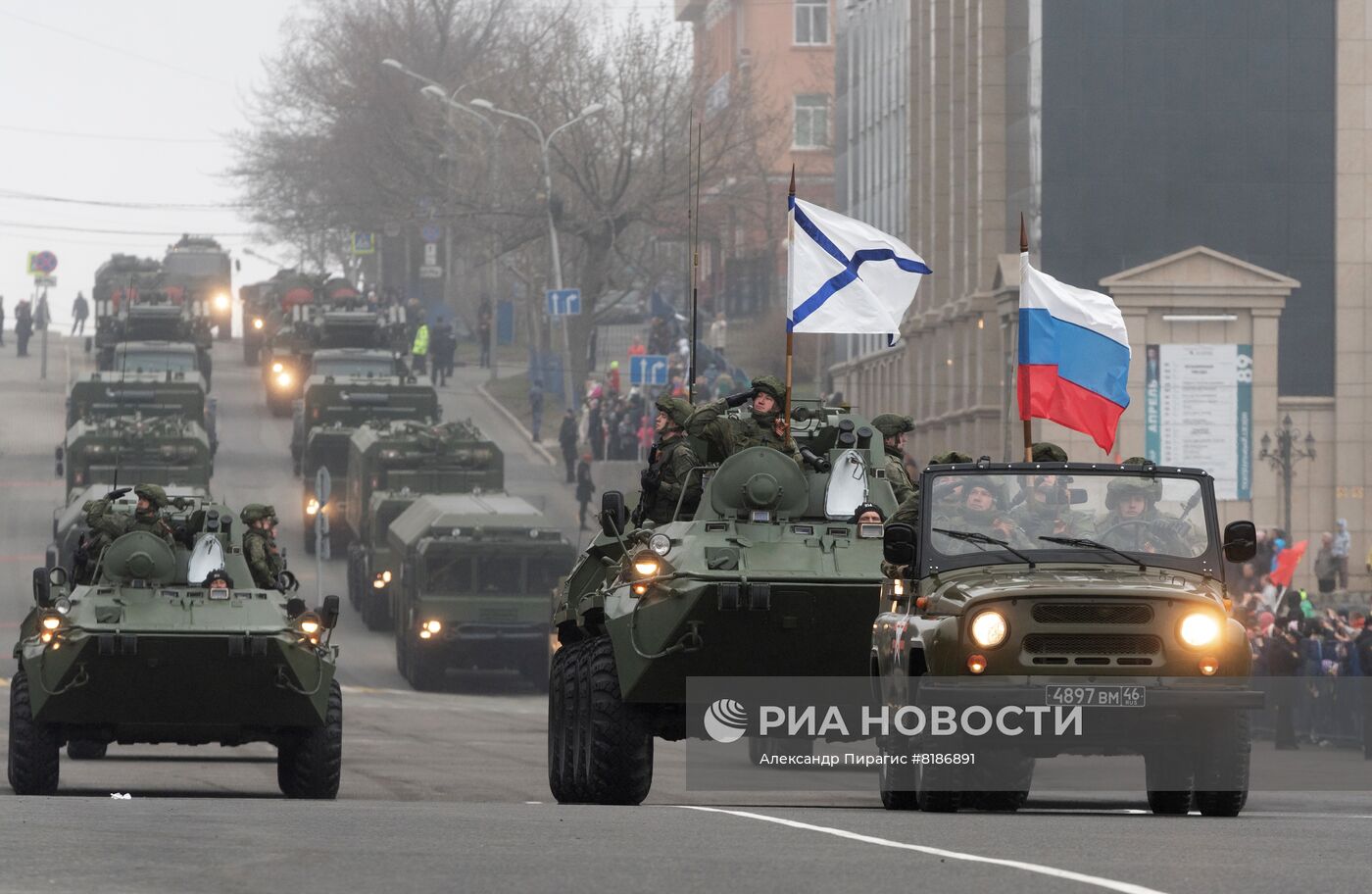 Празднование Дня победы в регионах России