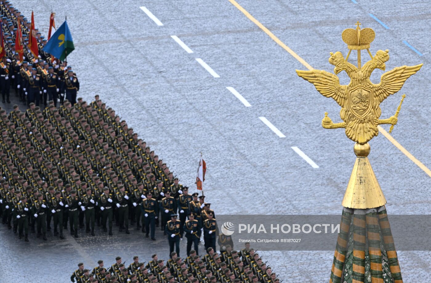 Военный парад, посвящённый 77-й годовщине Победы в Великой Отечественной войне