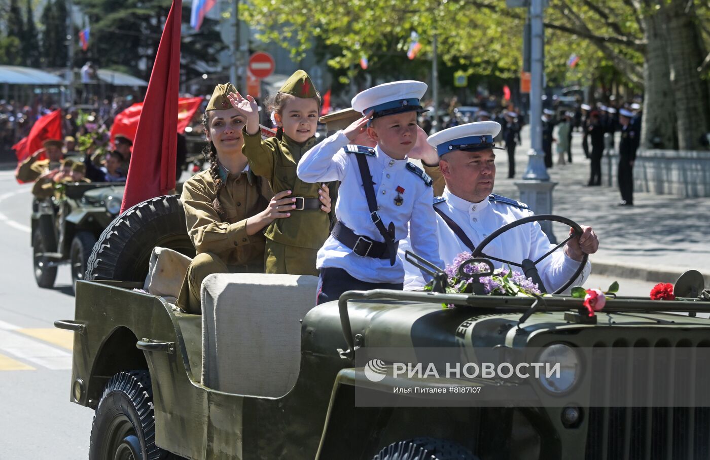 Празднование Дня победы в регионах России