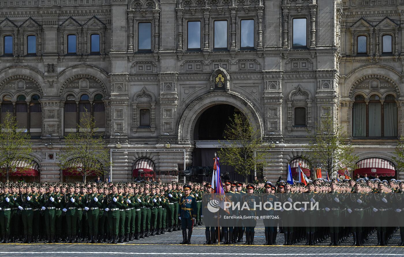 Военный парад, посвящённый 77-й годовщине Победы в Великой Отечественной войне