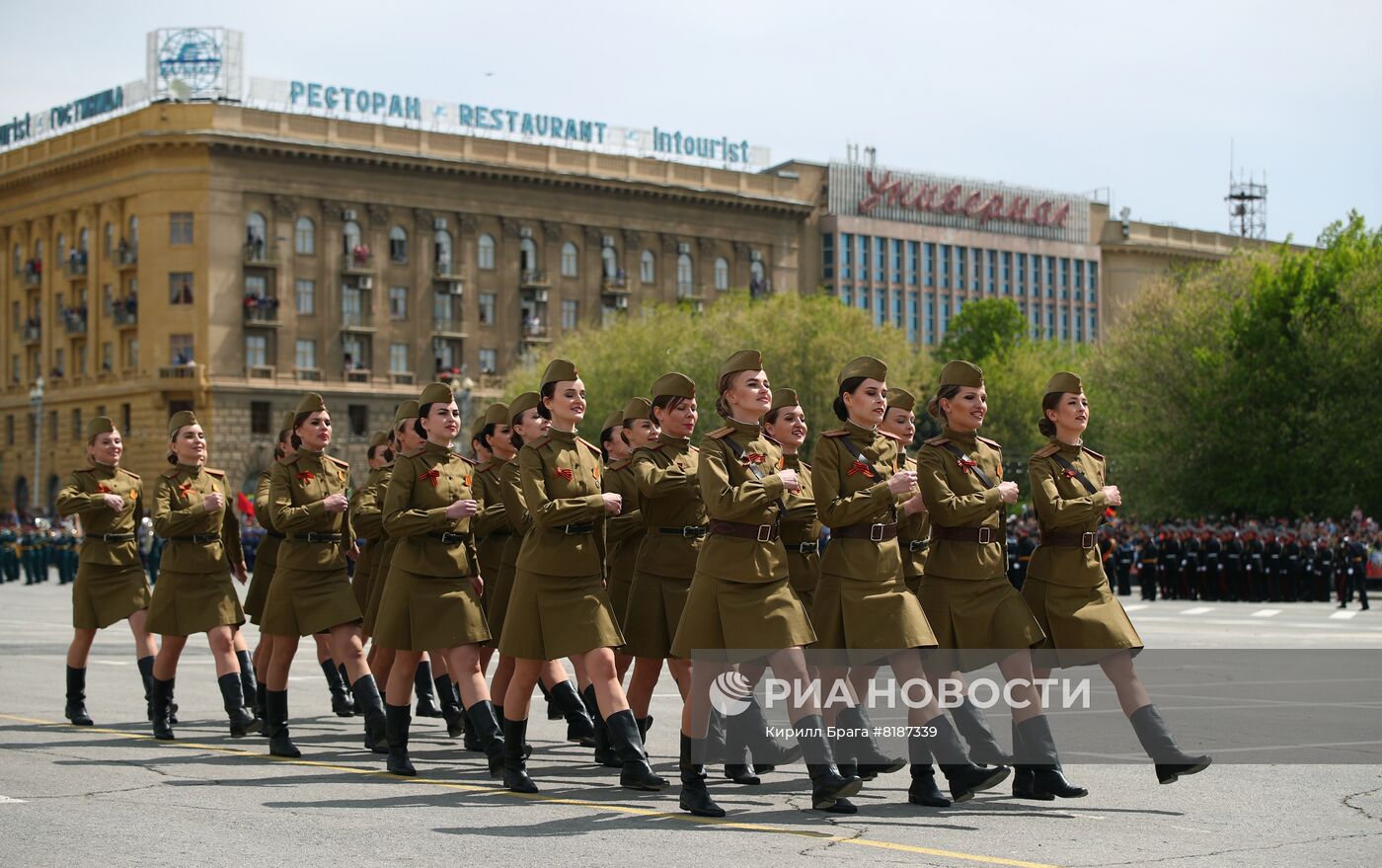 Празднование Дня победы в регионах России