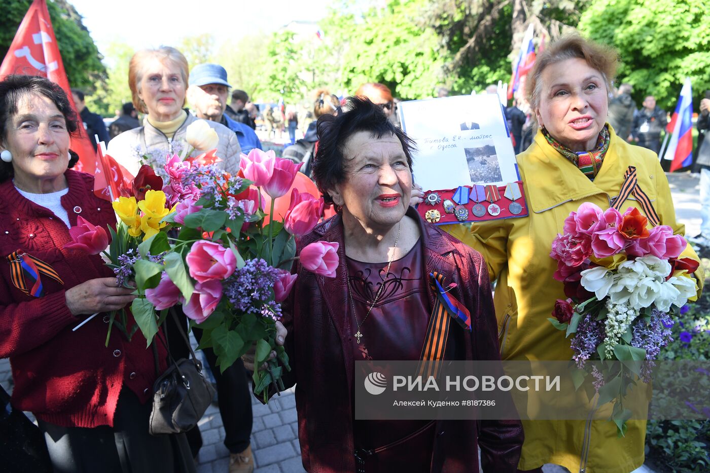 Празднование Дня Победы в Мариуполе