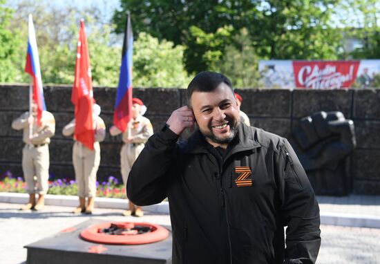 Празднование Дня Победы в Мариуполе