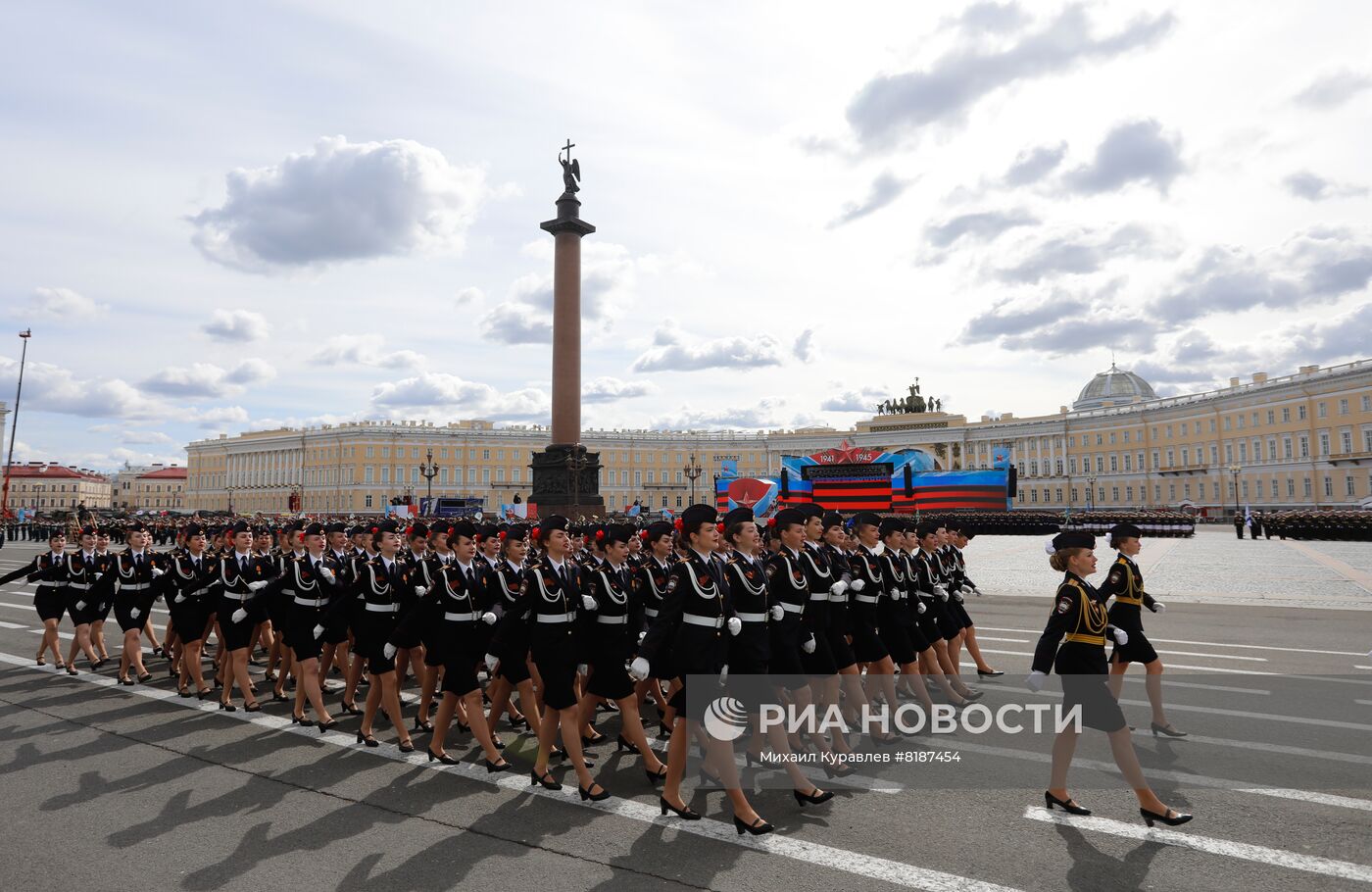 Празднование Дня победы в регионах России