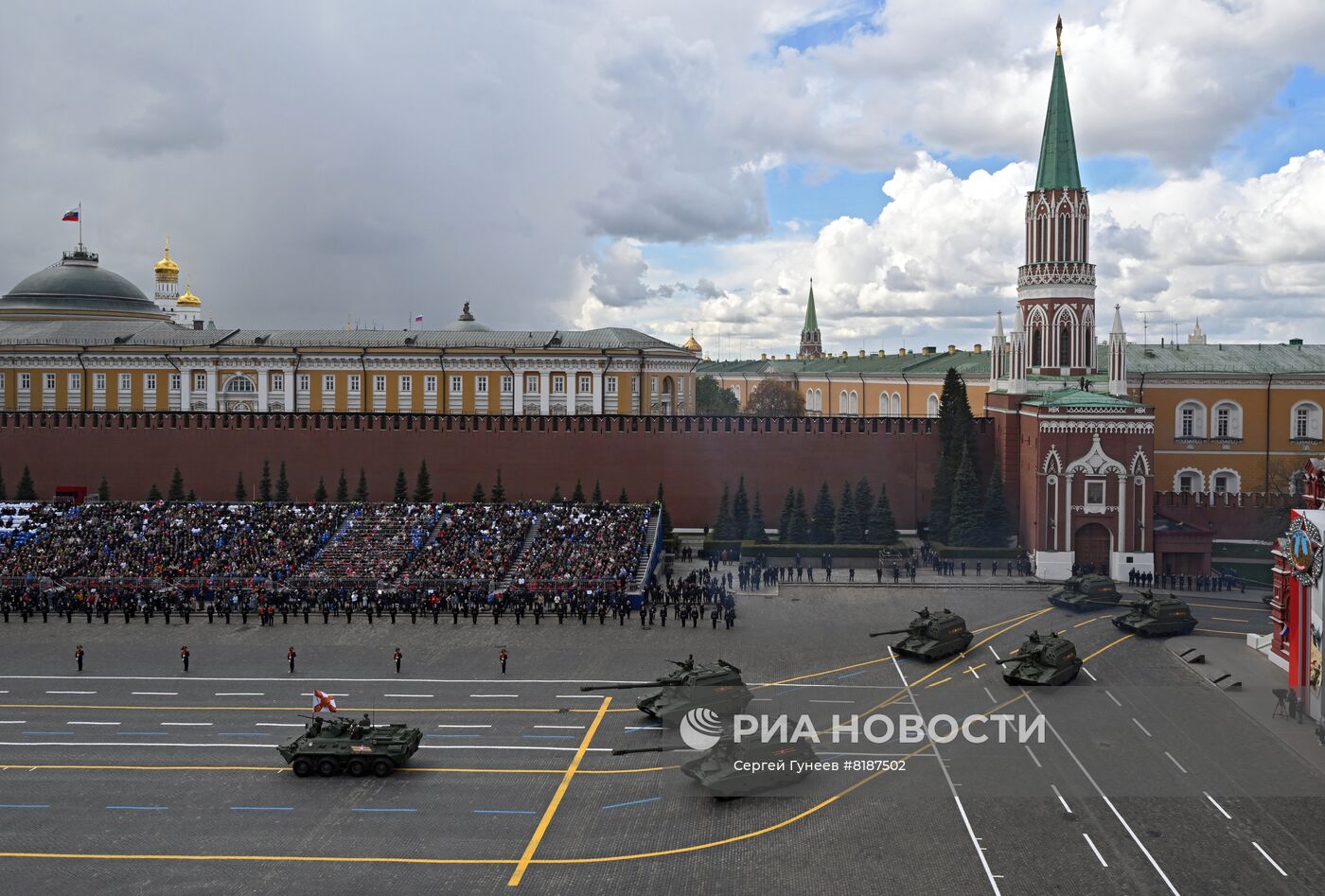 Военный парад, посвящённый 77-й годовщине Победы в Великой Отечественной войне