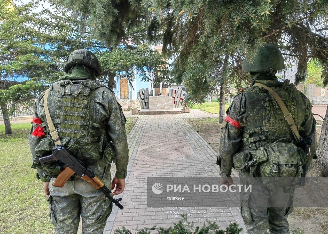 Празднование Дня Победы на освобождённых территориях Харьковской области